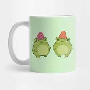 Berry Buddies Two Frog Friends, Strawberry and Raspberry Buddies Mug